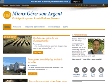 Tablet Screenshot of mieux-gerer-son-argent.com